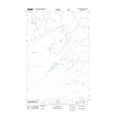 2011 Map of Rock Creek Lake, 2011 Print
