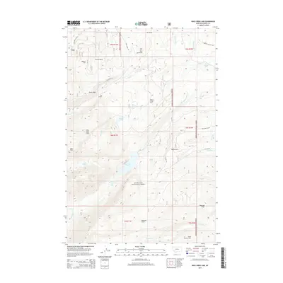 2014 Map of Rock Creek Lake, 2014 Print