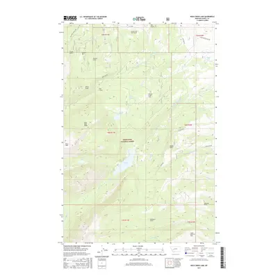 2017 Map of Rock Creek Lake, 2017 Print