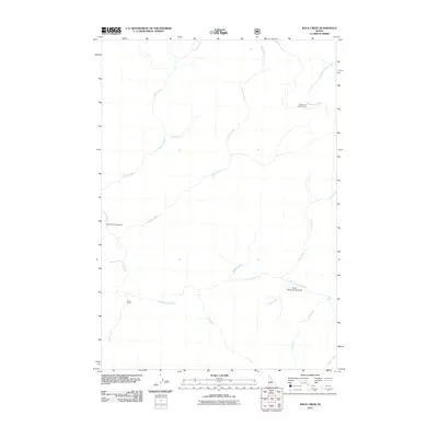 2011 Map of Rock Creek, 2011 Print