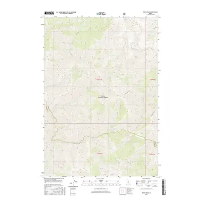 2017 Map of Rock Creek, 2017 Print