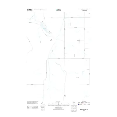 2013 Map of Rock Dam Lake, 2013 Print