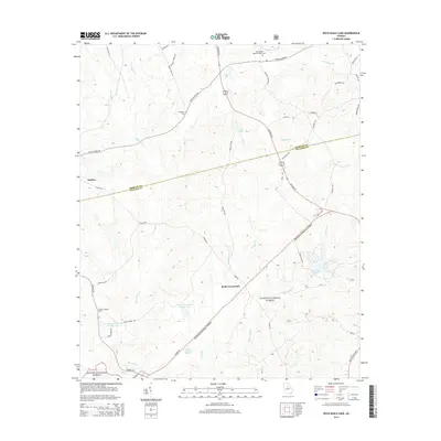 2014 Map of Rock Eagle Lake, 2014 Print