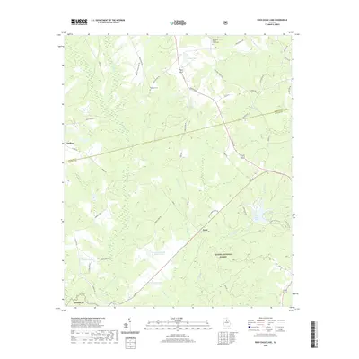 2020 Map of Rock Eagle Lake, 2020 Print