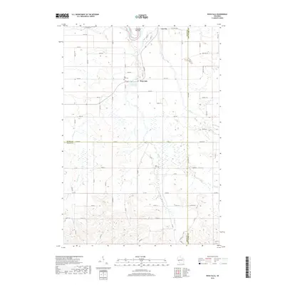 2018 Map of Rock Falls, 2018 Print