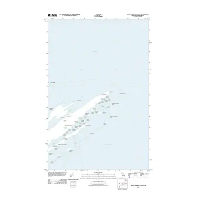 2011 Map of Rock Harbor Lodge, 2011 Print