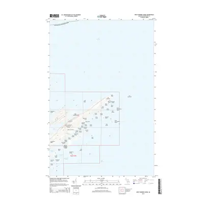 2014 Map of Rock Harbor Lodge, 2014 Print