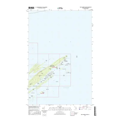 2017 Map of Rock Harbor Lodge, 2017 Print