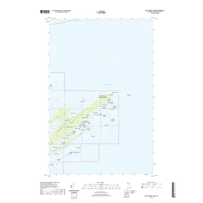 2019 Map of Rock Harbor Lodge, 2019 Print