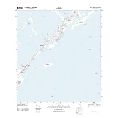 2012 Map of Rock Harbor, 2012 Print