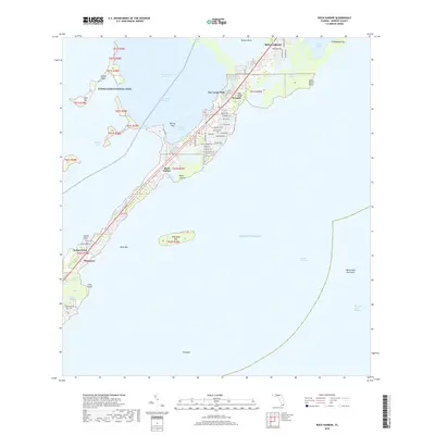 2018 Map of Rock Harbor, 2018 Print