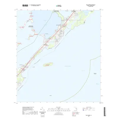 2021 Map of Rock Harbor, 2021 Print