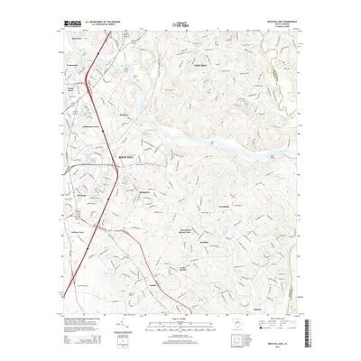2014 Map of Rock Hill East, 2014 Print