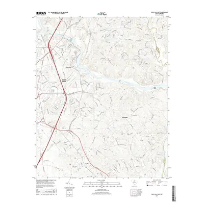 2017 Map of Rock Hill East, 2017 Print