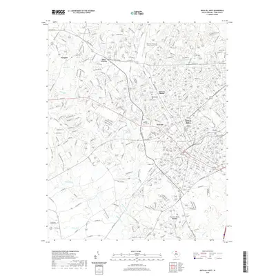2020 Map of Rock Hill West, 2020 Print