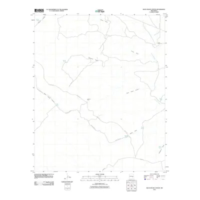 2010 Map of Rock House Canyon, 2010 Print