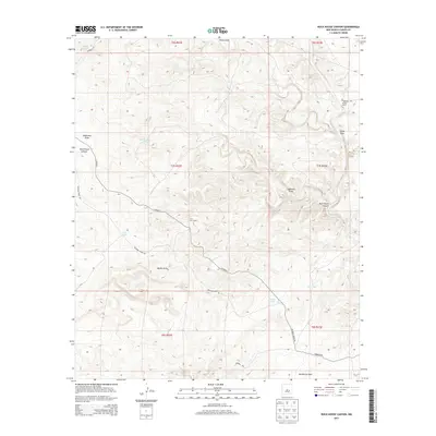 2013 Map of Rock House Canyon, 2013 Print
