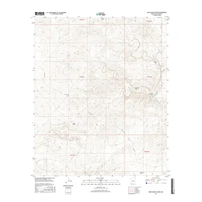 2017 Map of Rock House Canyon, 2017 Print