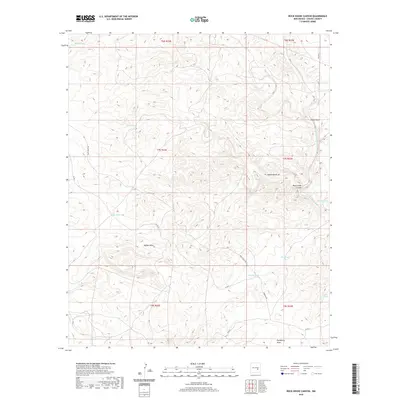 2020 Map of Rock House Canyon, 2020 Print