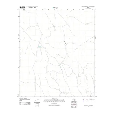 2010 Map of Rock House Draw NW, 2010 Print