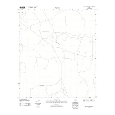 2010 Map of Rock House Draw, 2010 Print