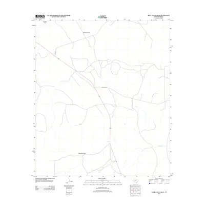 2012 Map of Rock House Draw, 2012 Print