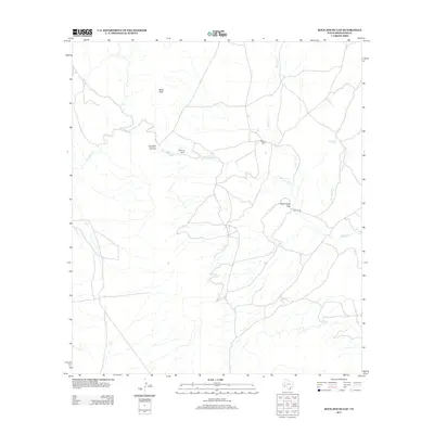 2012 Map of Rock House Gap, 2012 Print