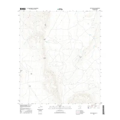 2016 Map of Rock House Gap, 2016 Print