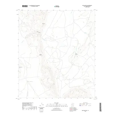 2019 Map of Rock House Gap, 2019 Print