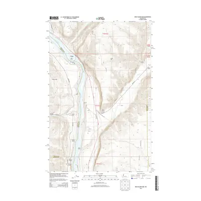 2014 Map of Rock Island Dam, 2014 Print