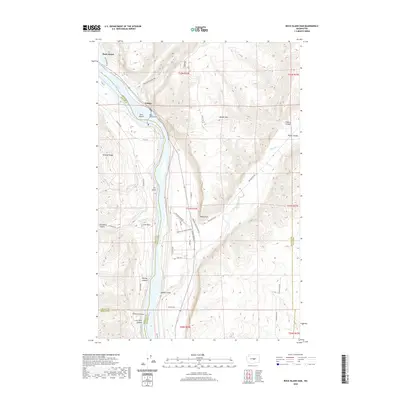 2020 Map of Rock Island Dam, 2020 Print