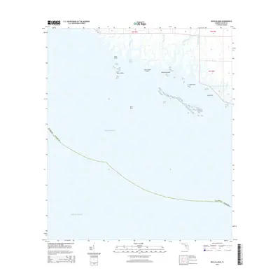 2015 Map of Rock Islands, 2015 Print