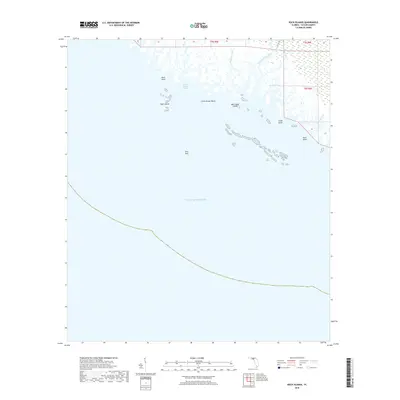 2018 Map of Rock Islands, 2018 Print