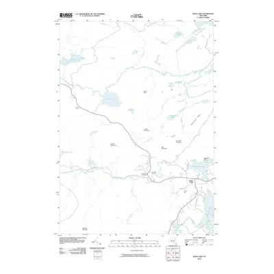 2010 Map of Rock Lake, 2010 Print