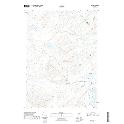 2019 Map of Rock Lake, 2019 Print