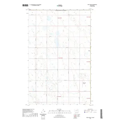 2020 Map of Rock Lake NE, 2020 Print