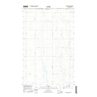 2014 Map of Rock Lake NW, 2014 Print