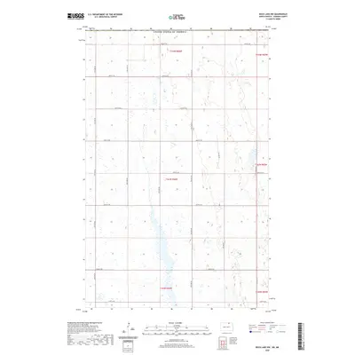 2020 Map of Rock Lake NW, 2020 Print