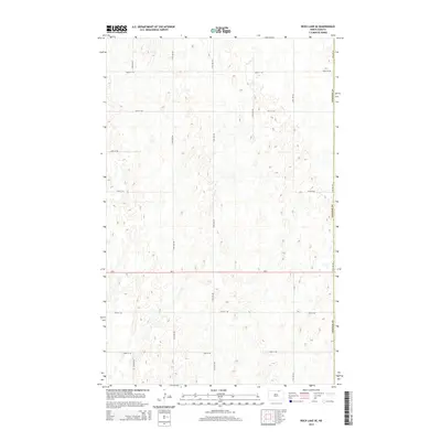 2014 Map of Rock Lake SE, 2014 Print