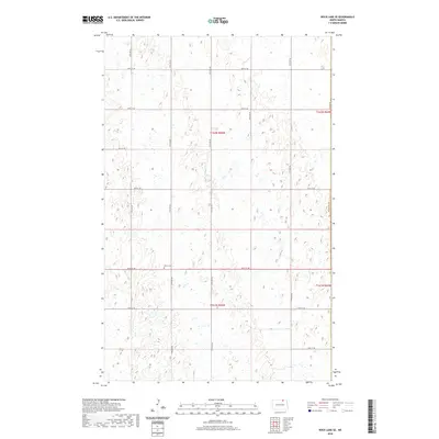 2020 Map of Rock Lake SE, 2020 Print