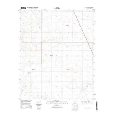 2013 Map of Rock Lake, 2013 Print
