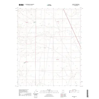 2020 Map of Rock Lake, 2020 Print