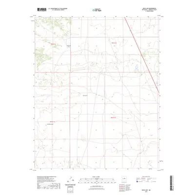 2023 Map of Rock Lake, 2023 Print