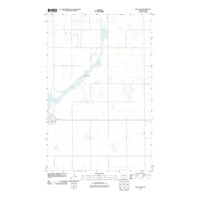 2011 Map of Rock Lake, 2011 Print