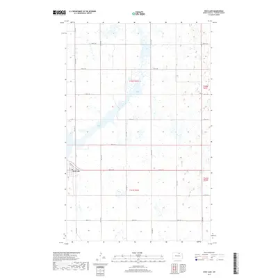 2017 Map of Rock Lake, 2017 Print