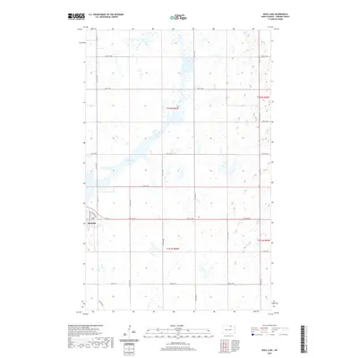 2020 Map of Rock Lake, 2020 Print