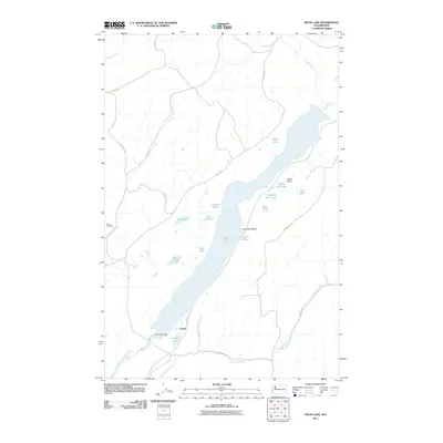 2011 Map of Rock Lake, 2011 Print