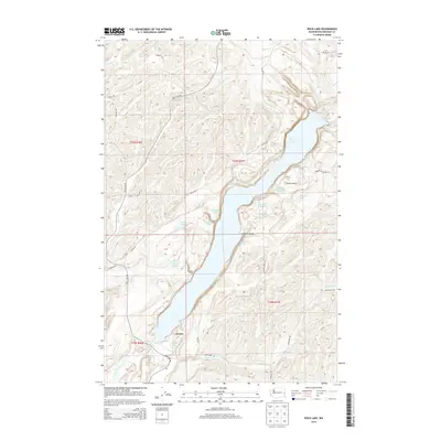 2014 Map of Rock Lake, 2014 Print