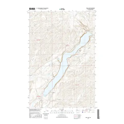 2017 Map of Rock Lake, 2017 Print