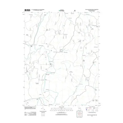 2011 Map of Rock Pile Mountain, 2011 Print